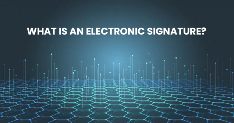 What is an electronic signature background