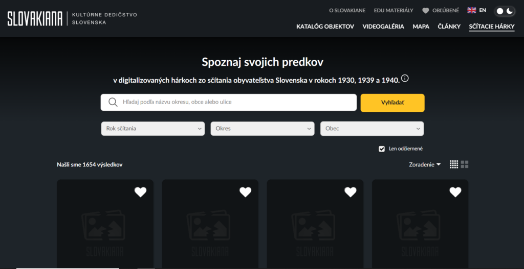 Slovakiana web